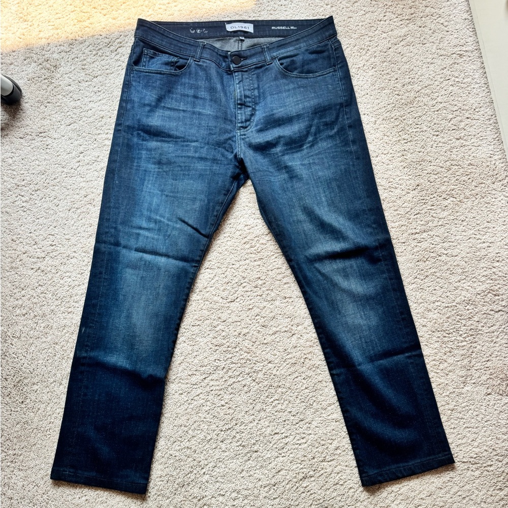 DL1961 Men's Deep Indigo Straight Jeans